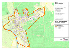 Gebietskarte des Flurbereinigungsverfahren Neuhaus-Ortslage