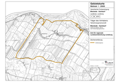 Gebietskarte des Flurbereinigungsverfahren Bleckede-Garlstorf