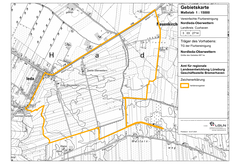 Die Abgrenzung des Flurbereinigungsverfahren Nordleda-Oberwettern
