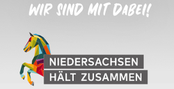 Banner: Niedersachsen hält zusammen