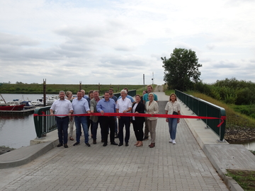Einwehung der Aland Brücke