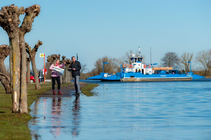 Hochwasser an der Elbe