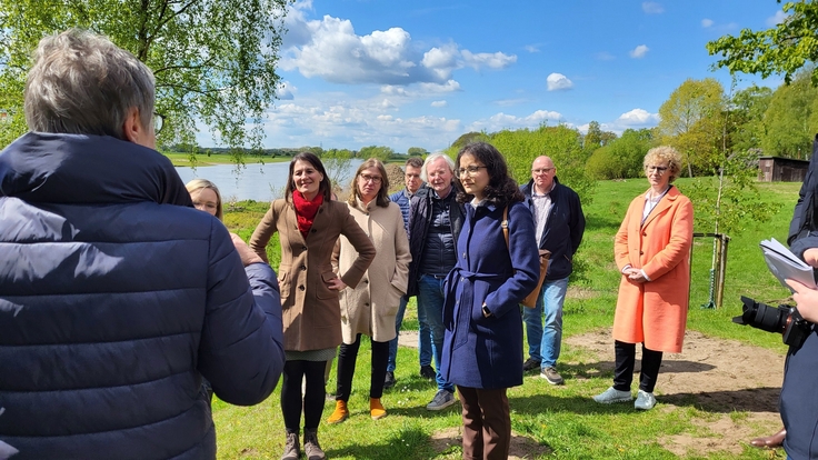 Besuch der Ministerin