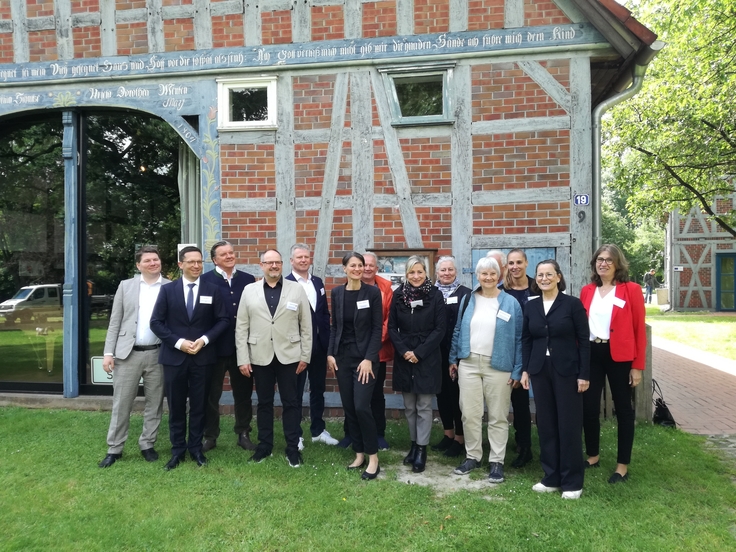 Gruppenfoto mit den beteiligten Personen an der Reise