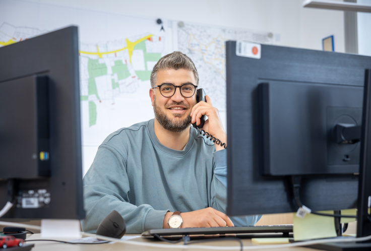Mitarbeiter Vermessungstechniker