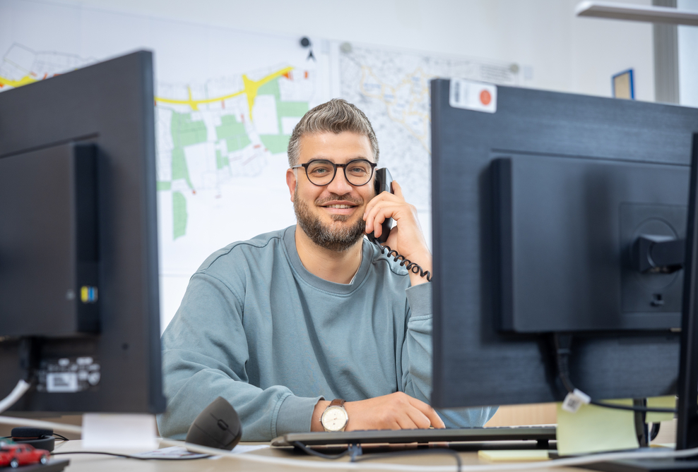 Mitarbeiter in der Verwaltung