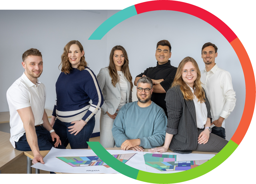 Team von Mitarbeitern