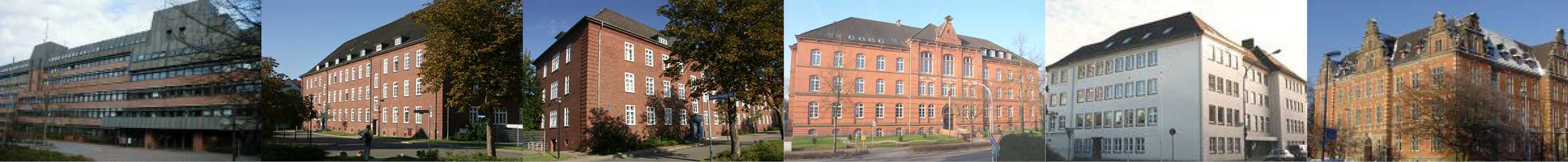 Dienstgebäude in Lüneburg, Verden, Bremerhaven und Stade